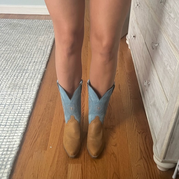 Sterling River Cowboy Leather Boots 8 - Picture 4 of 4